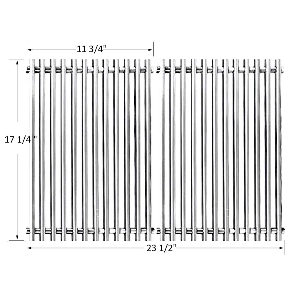 BBQ funland 7527 7526 7525 Stainless Steel Replacement Cooking Grate for Weber Spirit 300/700/Genesi