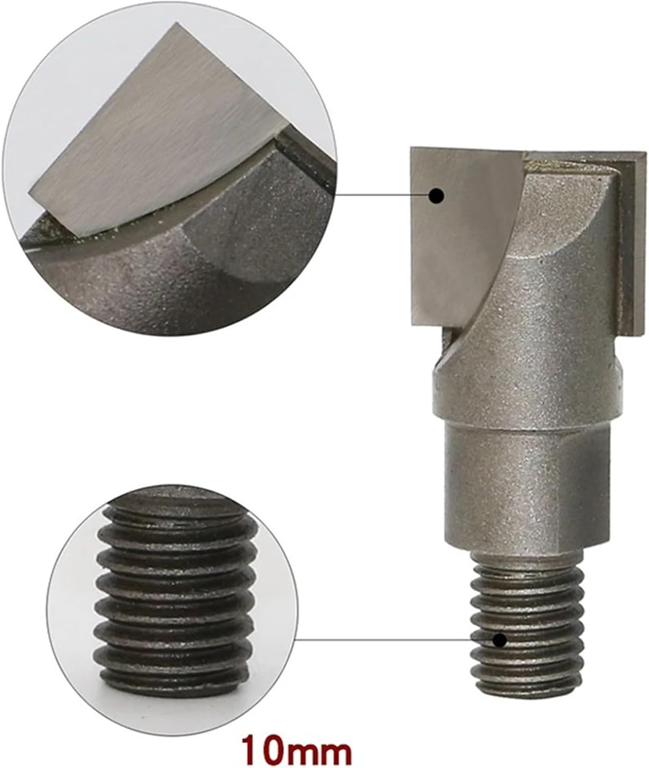 Power Tools Milling Cutter Tungsten Steel Alloy Door Lock Slotting Bottom Cleaning 1Pcs