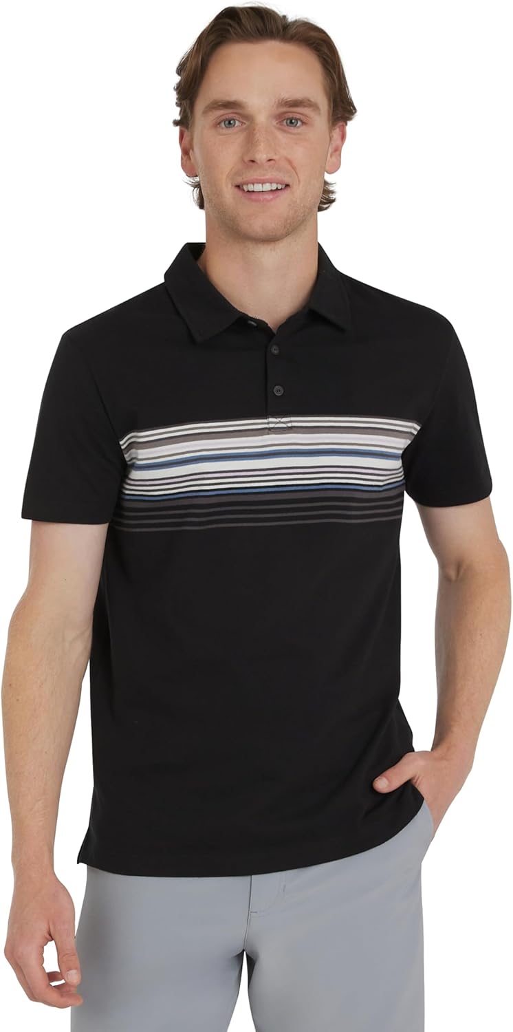 Quiksilver Men's Premium Soft Cotton Jersey Short Sleeve Polo Shirt