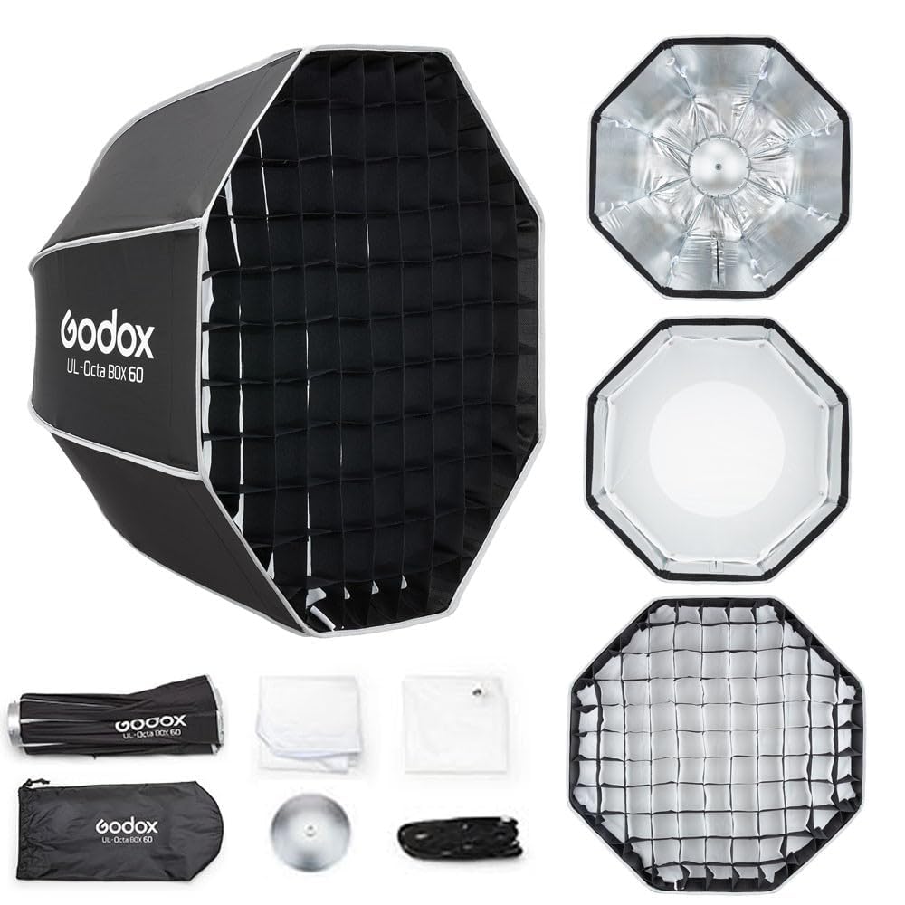 Amazon | Godox UL-Octa Box 60cm/23.6 インチ ボーエンズマウント