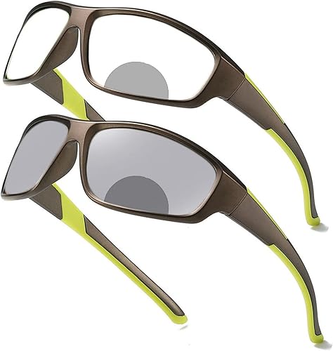 Transition - Gafas de lectura fotocromáticas bifocales para hombres y mujeres, deportes al aire libre, lector de gafas de sol de presbicia