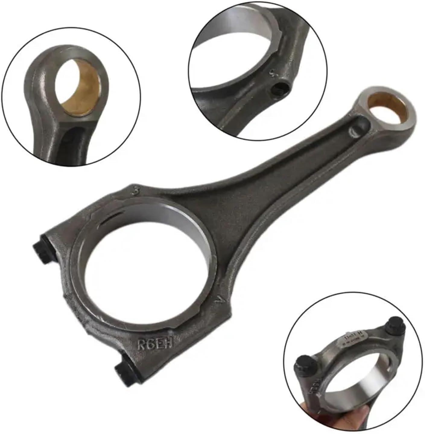 06E107066DM 06E107066CA 06E107066CJ 1pc Engine Connecting Rods Compatible With VW Touareg A4 A6 A7 Q5 Q7 3.0 TFSI 06E198401E 06E198401D