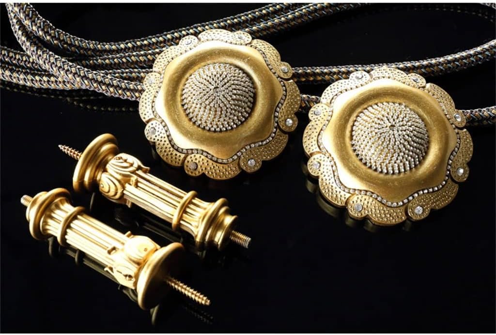 FMURY Classical Curtain Hook Curtain Button Hook Wall Hook Curtain Hook Circle Measuring Curtain Hook(E)