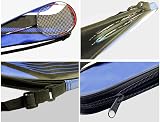 MQPALZKD Professionelle Badminton Schläger Tasche Fit 2 Schläger Leichte Außen Gym Sport Training Racquette Einzel-shouder Rucksack(B)
