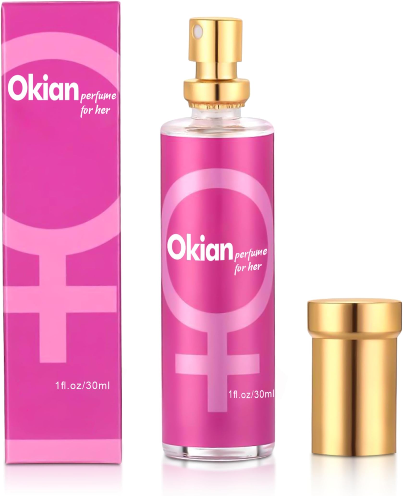 Okian Pheromones Perfume For Women To Attract Men Spray, 30ml Highly Addictive Sweet Fragrance