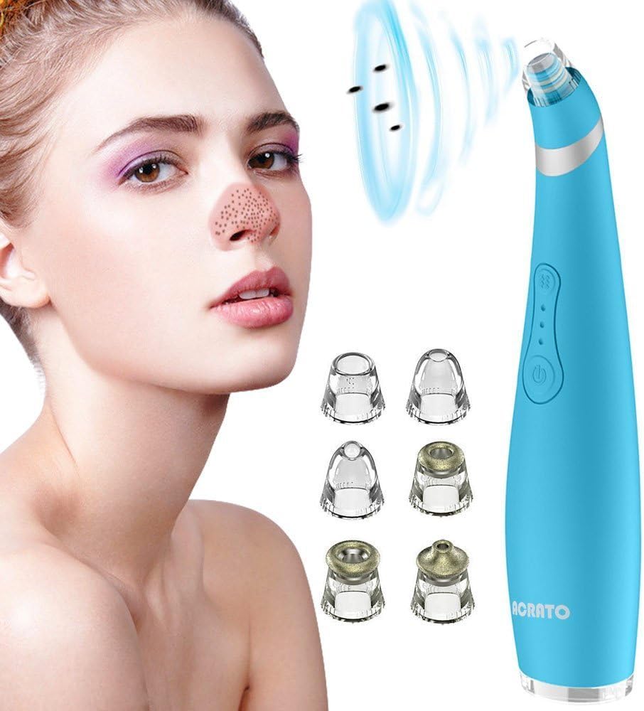 Blackhead Remover, Electric Facial Pore Cleanser Blackhead Removal Tool Pore Vacuum Extraction Tool Facial Pore Cleaner