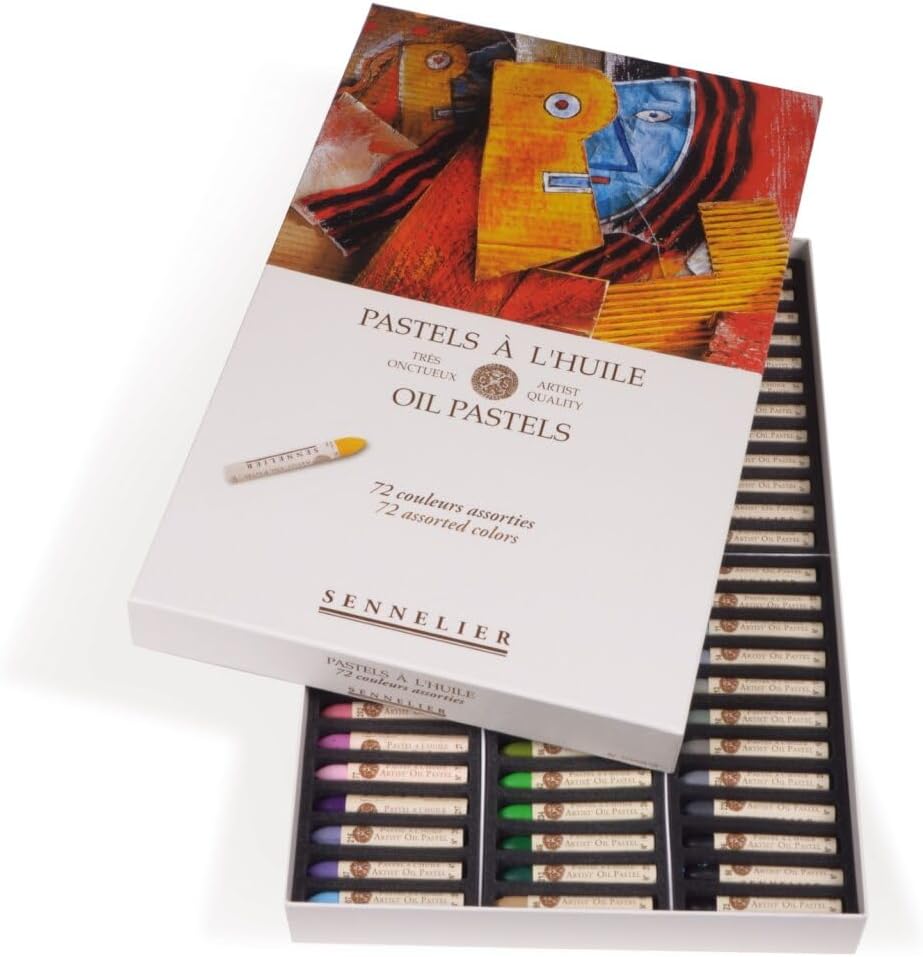 SENNELIER Oil French Pastel for Professional Artists, Introductory Set of 48
