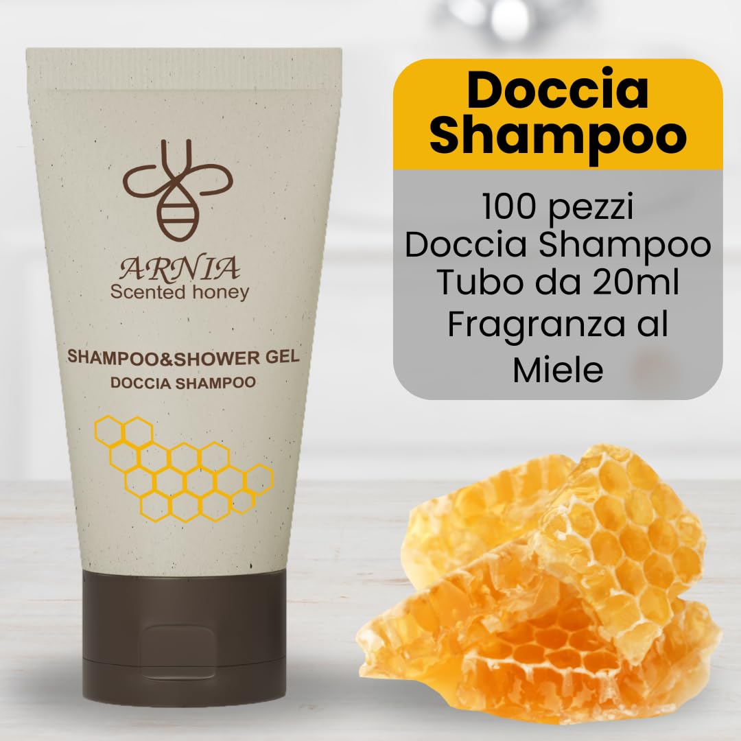 B&B Hotel Kit Cortesia Bagno Monouso 225 Pezzi Shampoo Doccia 20ml Igiene Intima 20ml Sapone Tondo Cuffie Doccia