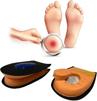 SRTfootcare Heelspur Epin Topukluk Hakiki Deri Jel Takviyeli Topuk Dikeni Yar m Tabanl k 1  ift