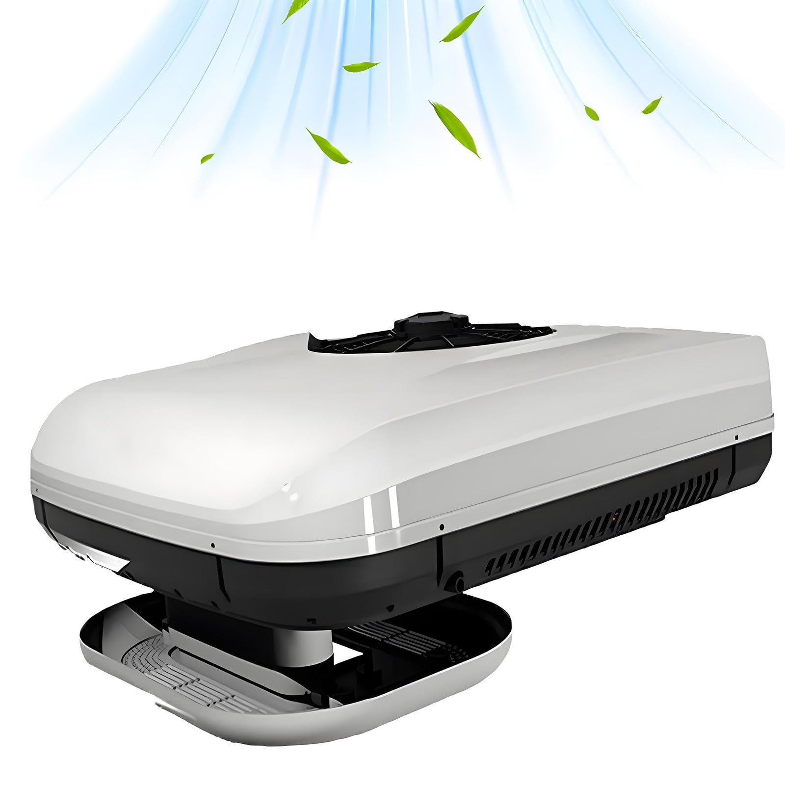 DzkZen Air Conditioning Motorhome, Camper A/C Unit, 12V/24V DC Motorhome Air Conditioner, Fast Cooling, for Campers Motorhomes, Trucks, Van 12V