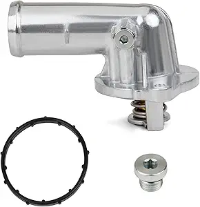 MITZONE Aluminum Thermostat Housing Assembly with Thermostat and Gasket