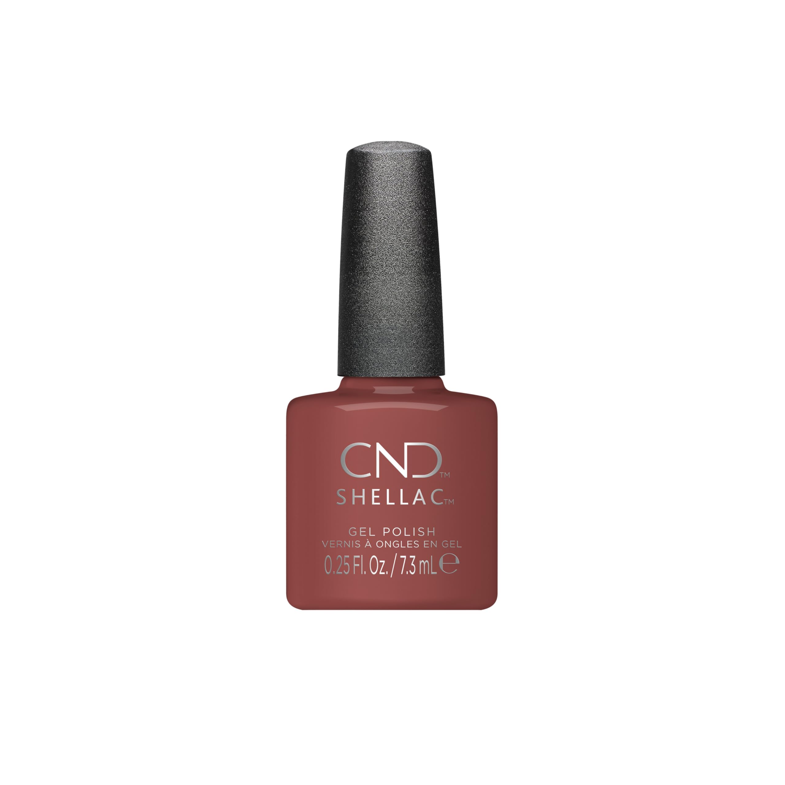CND Shellac Gel Nail Polish, Long-lasting NailPaint Color with Curve-hugging Brush, Nude Polish, 0.25 fl oz