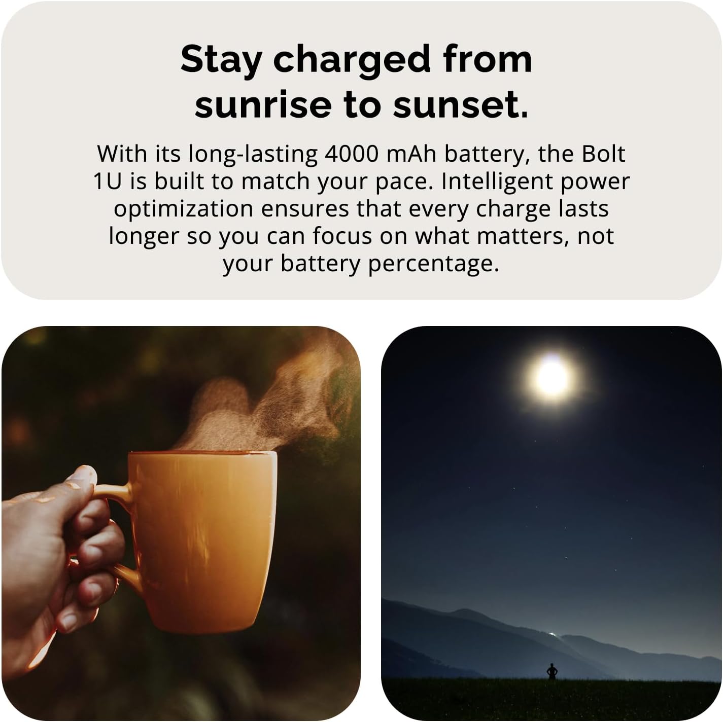 Bolt 1U | Dual SIM | Unlocked Smartphone | Android 15 (Go Edition) | 2 Day Battery | 6.52” HD+ Display | 3GB RAM | 32GB Storage | 12MP Camera | Black