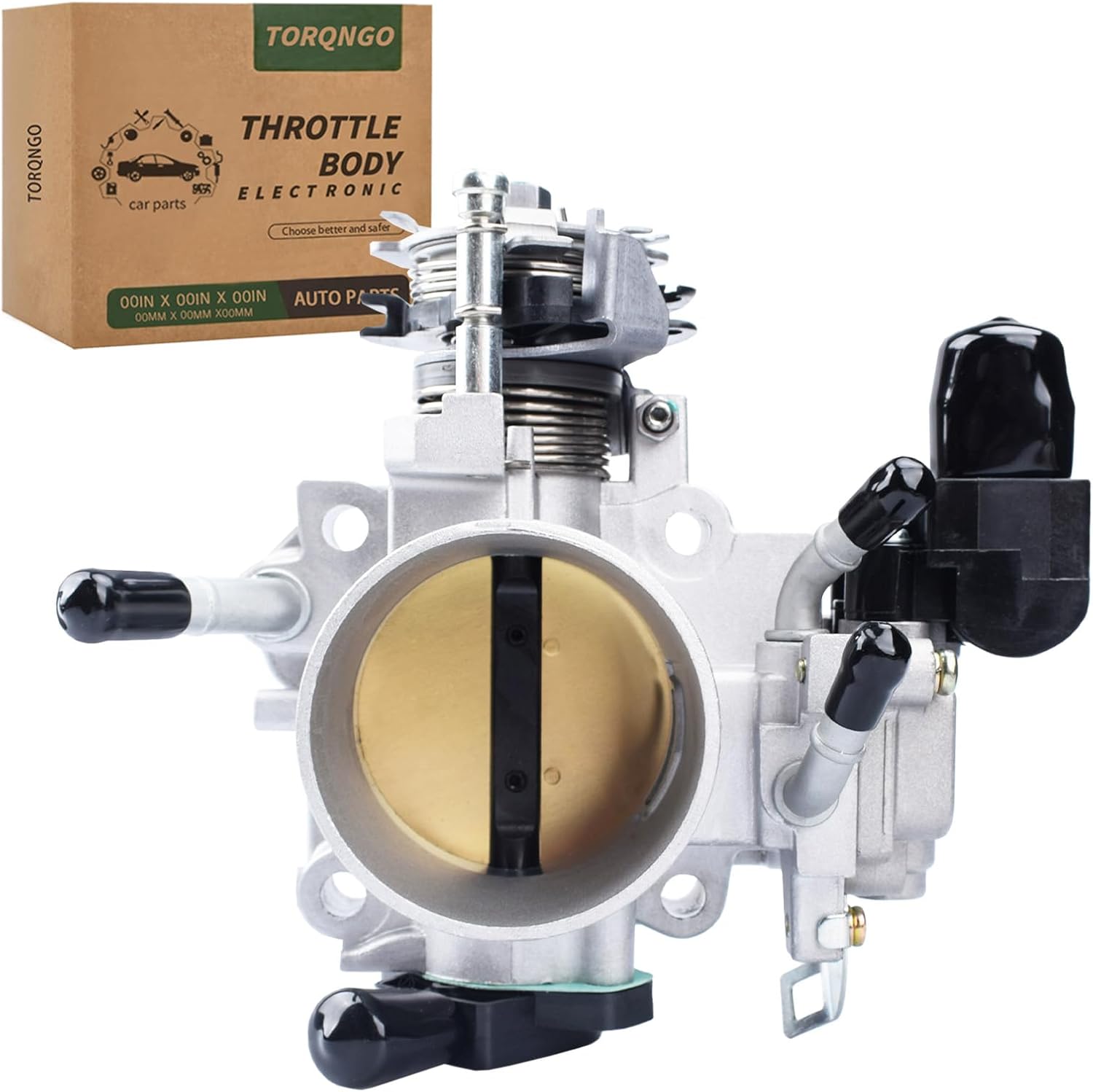 Electronic Throttle Body Assembly Fit for Honda Accord Automatic Only 2003-2005 Element 2003-2006 2.4L L4, Replace Part # 16400-RAA-A62 TB1261 16400PZDA11