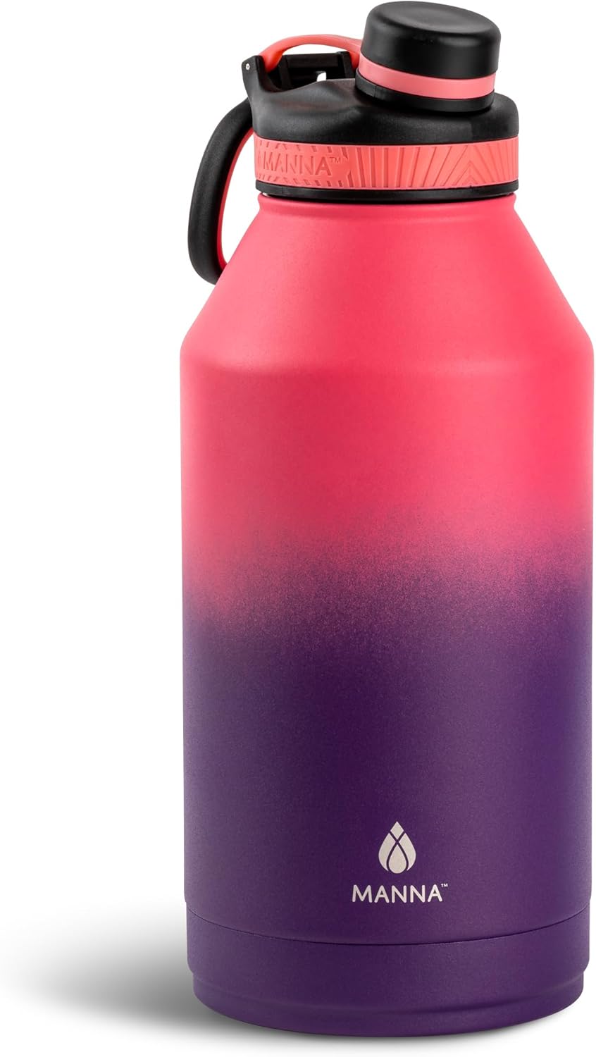 Manna Saratoga Double-wall Insulated Stainless Steel Bottle - 40 Oz - Sky Ombre