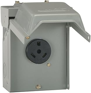 110V Electrical Power Outlet Box, 30 Amp