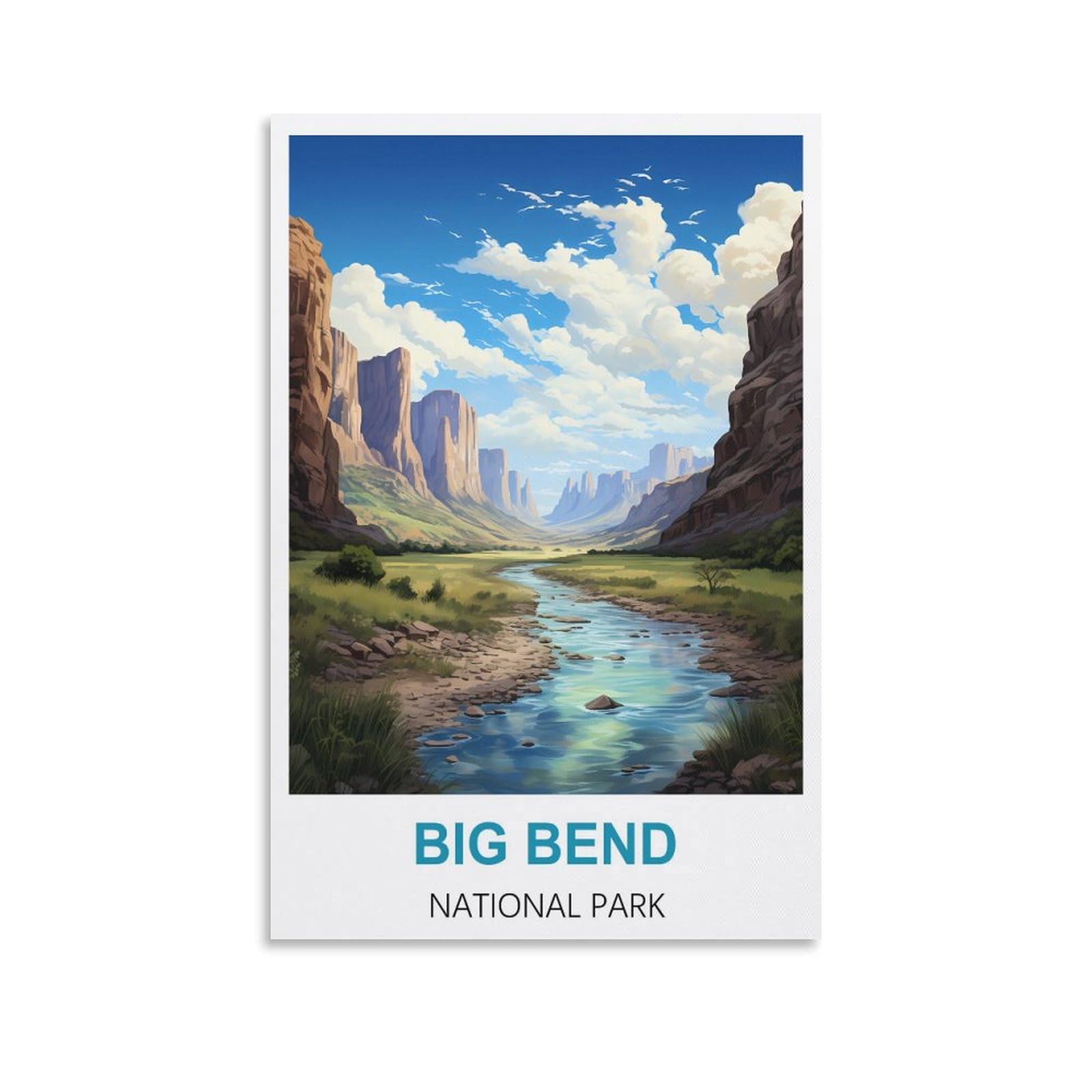Metal Tin Sign,Big Bend National Park,Metal Tin Sign Metal Wall Plaque for Home Living Room Bedroom Bar Club Men Cave Wall Art Decor 15x30cm