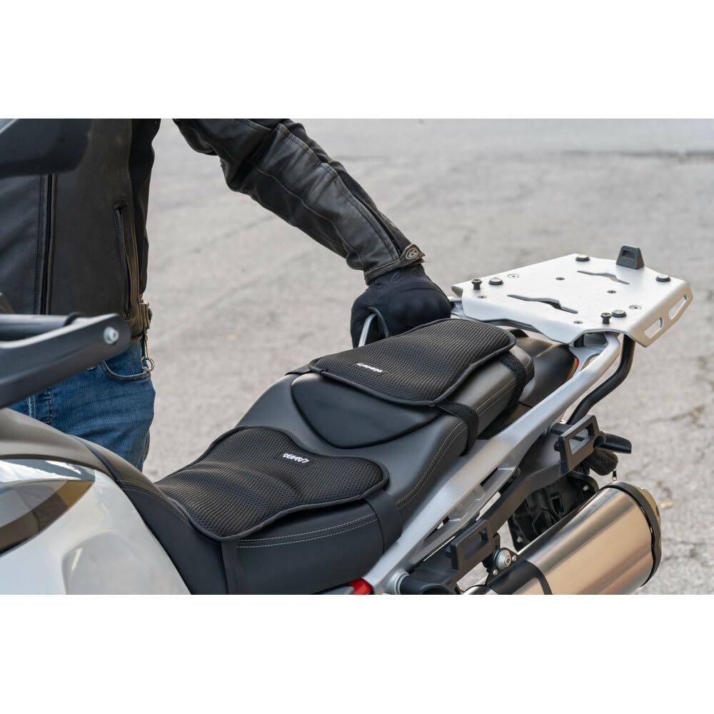 Lampa 91470 Gelpad Air, cuscino traspirante in gel per moto e scooter - L - 21x30 mm