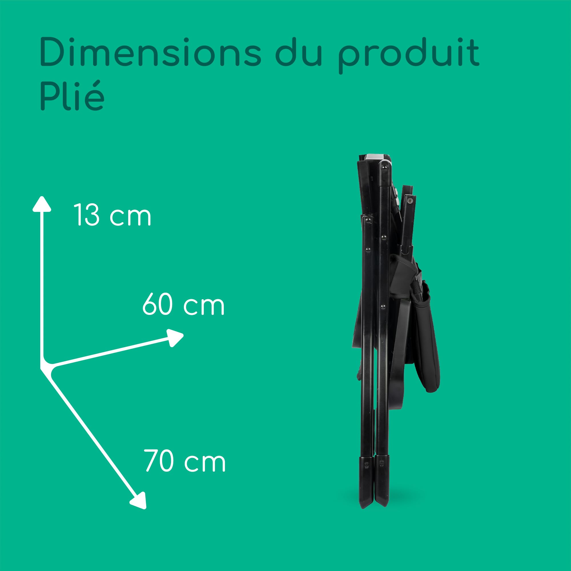 Bebeconfort Lily chaise haute bébé 6 mois à 3 ans 9-15 kg pliage compact 4 kg Tinted Graphite