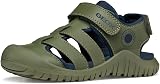 Geox J S. FUSBETTO PRO BO Sandal, SAGE/Navy, 36 EU - 3