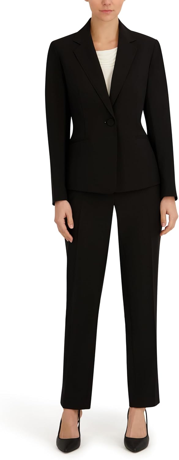 Le Suit Women's Women's Blazer & Pant 2pc Set