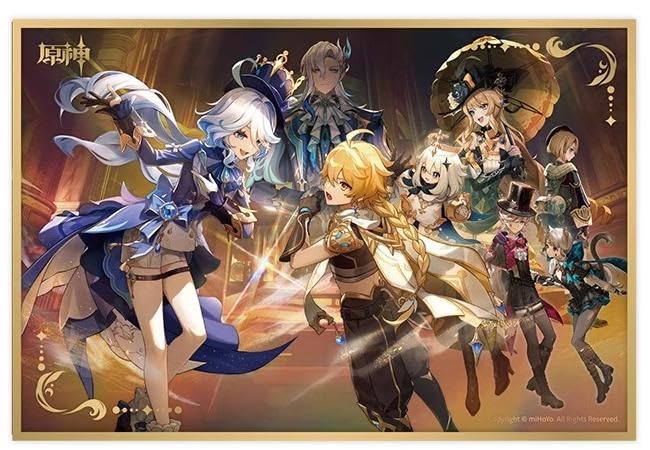 Amazon | 原神 公式グッズ 正規品 アクリル色紙 (ゆえなく煙る霧雨の
