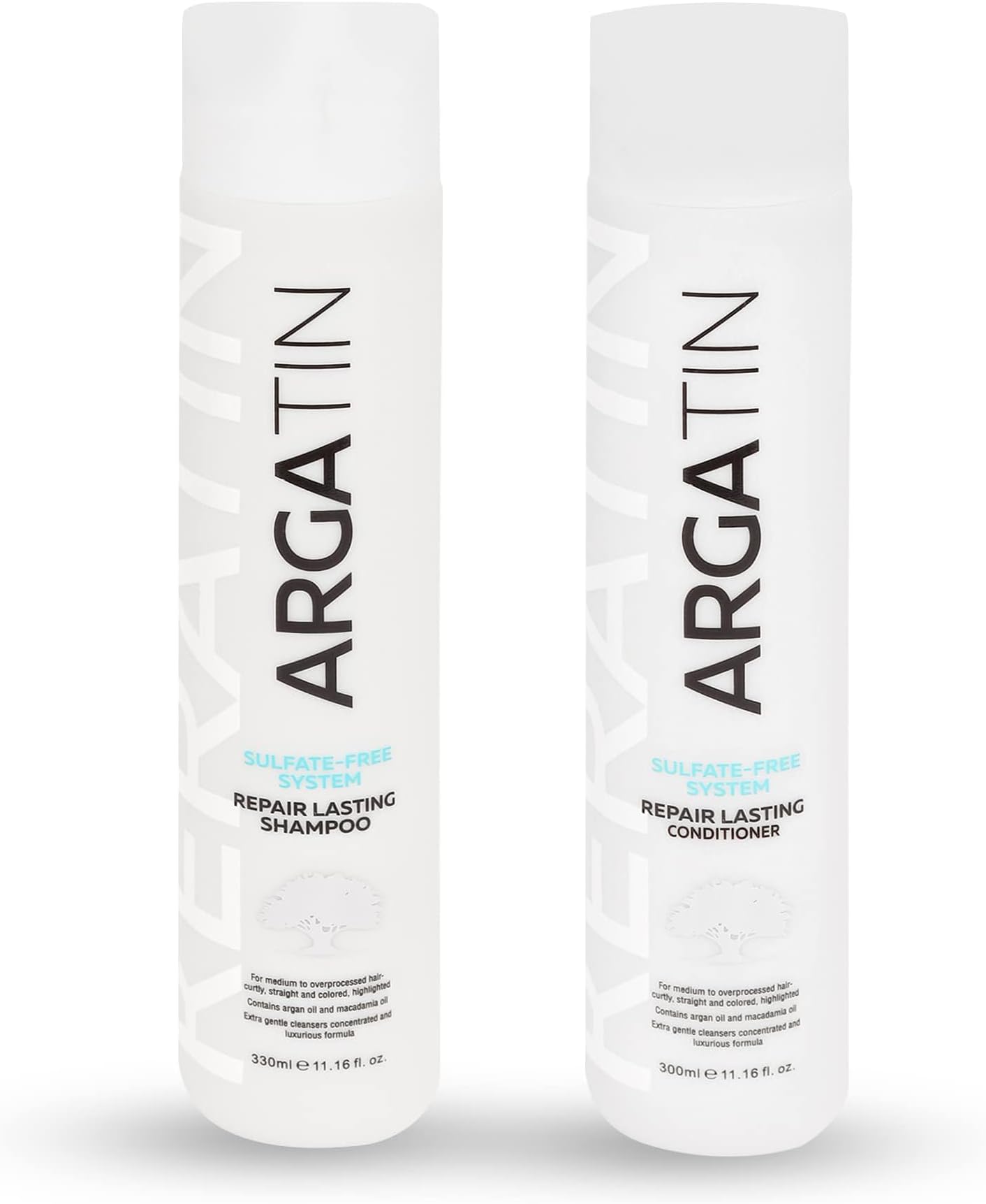 - Keratin Repair Lasting Shampoo (330ml) and Conditioner (300ml) Combo - Sulfate And Paraben Free for Dry and Damaged Hair | Daily Use | Men and Women both can use | Improve hair growth with natural way |