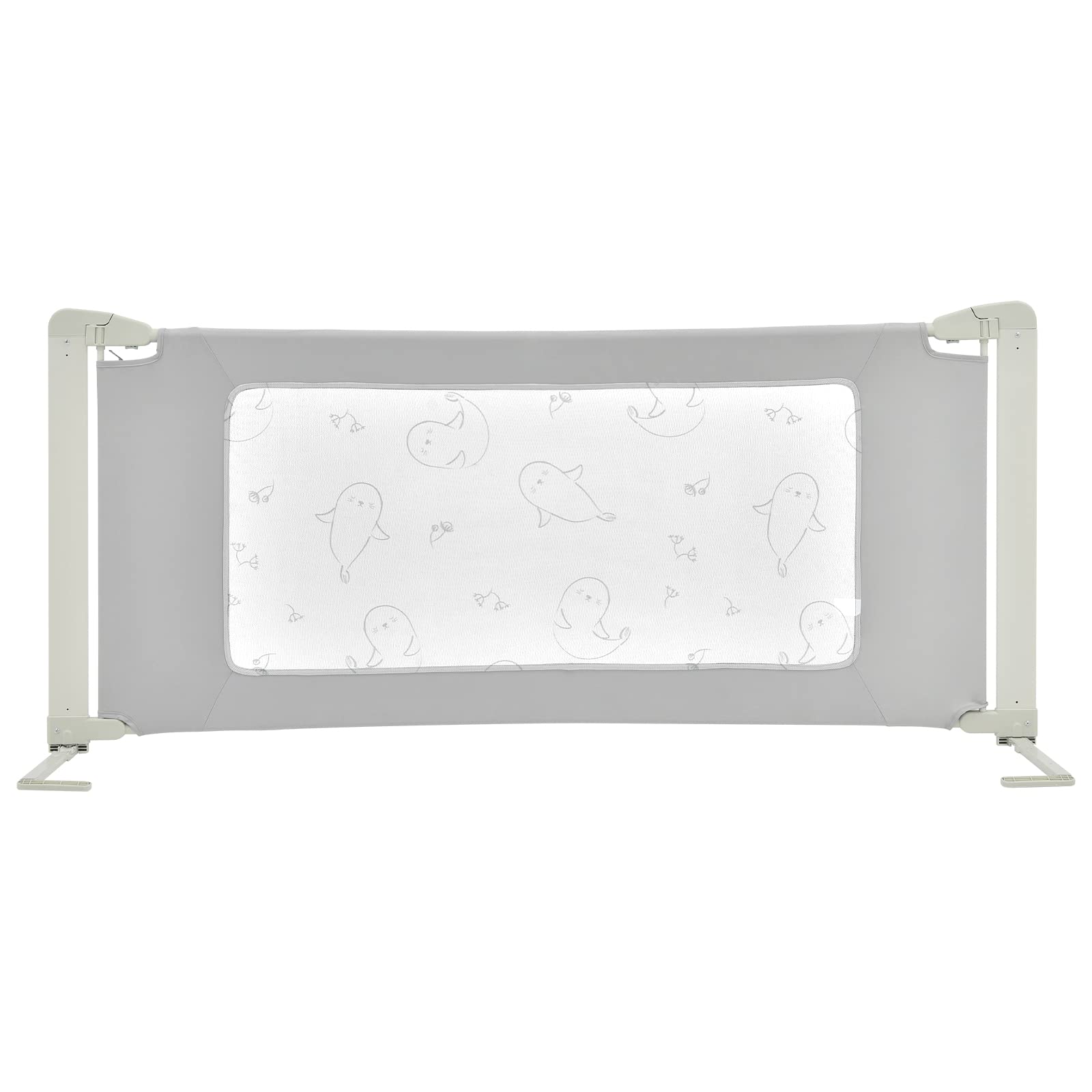 Buy COSTWAY Toddler Bed Rail, Height Adjustable Vertical Lift Baby Bed