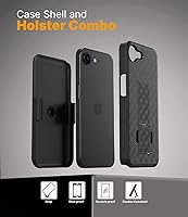 Vista 63 de MOTIVE for iPhone 15 Pro Max Case with Belt Clip, Shell Holster Combo for Apple iPhone 15 Pro Max Holster, Slim Rugged Case, Drop Shockproof