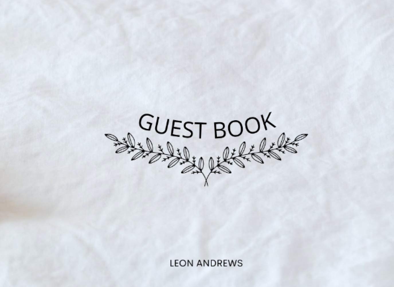 Guest Book: Beautiful Floral Guest Book/Color Interior/ Any Occasion Book