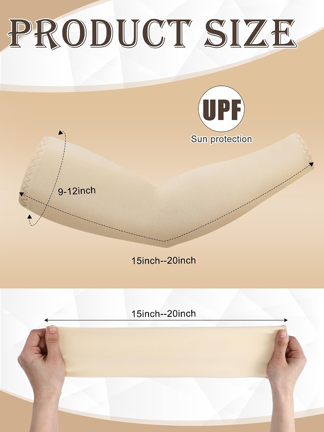 Boao 10 Pairs UV Arm Sleeve for Men Women Cooling Tattoo Cover up Compression Sun Protection Sleeves for Outdoor Activities