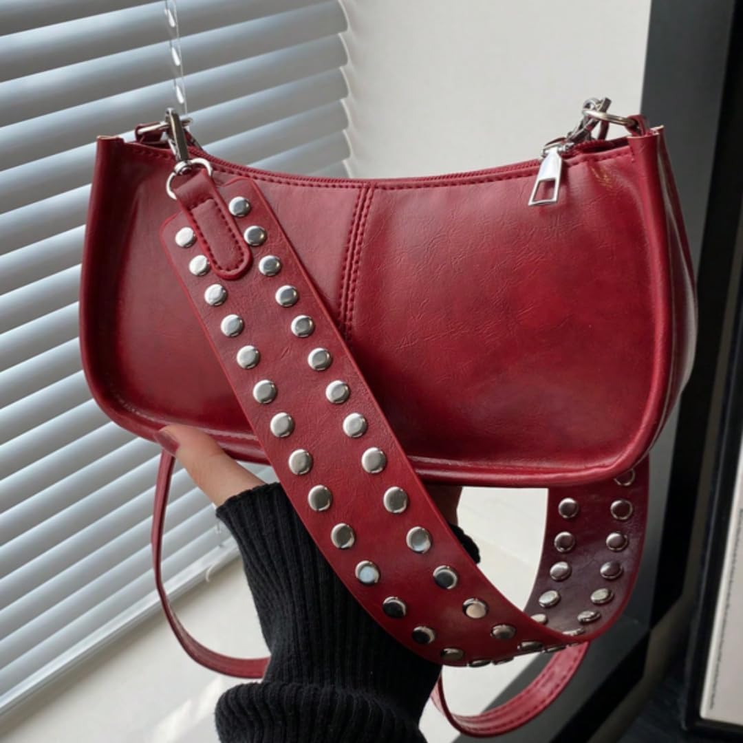 Shoulder Bag for Women Cute Trendy Purse Bag Vegan Leather Handbags Crossbody Bag with Removable Strap | Breathable Material - Image 2