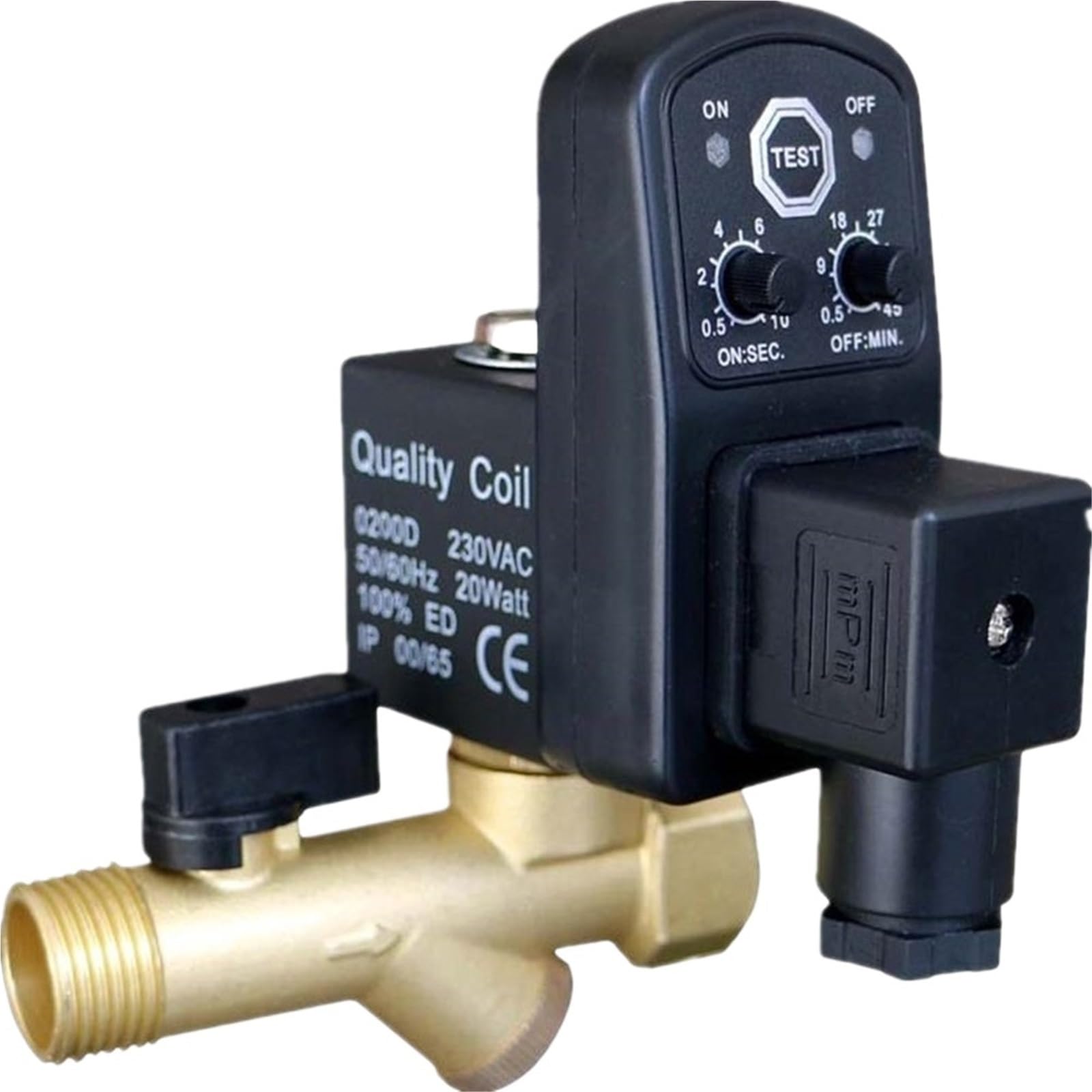 Électrovanne condensat compresseur AC220V pour résoudre la rouille et l'eau dans l'air