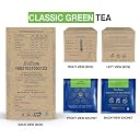 TEA SENSE Classic Green Tea | 15 Pc | Pyramid Tea Bags in Sealed Pouches | Can be Rebrewed gallery image