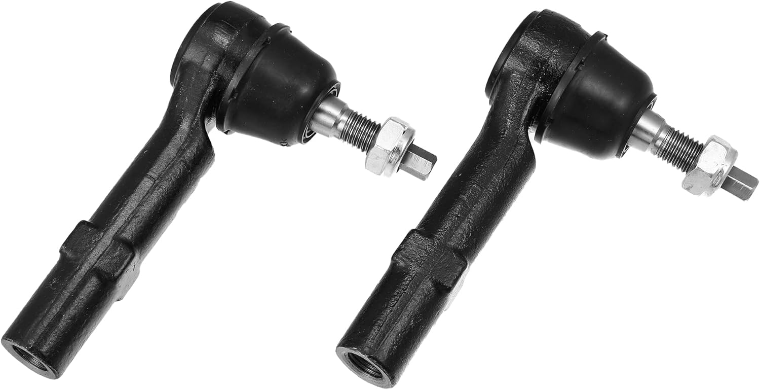 X AUTOHAUX 2pcs Front Outer Tie Rod End Links Suspension Steering Tie Rod End ES800286 for Buick Enclave 2008-2017 for GMC Acadia for Chevrolet Traverse