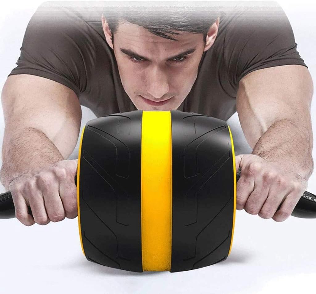 Abdominal Muscle Wheel,AB-Roller Wheel Fitness Equipment Core Training Automatic Springback, Fitness Abdominal Roller for Abs Workout