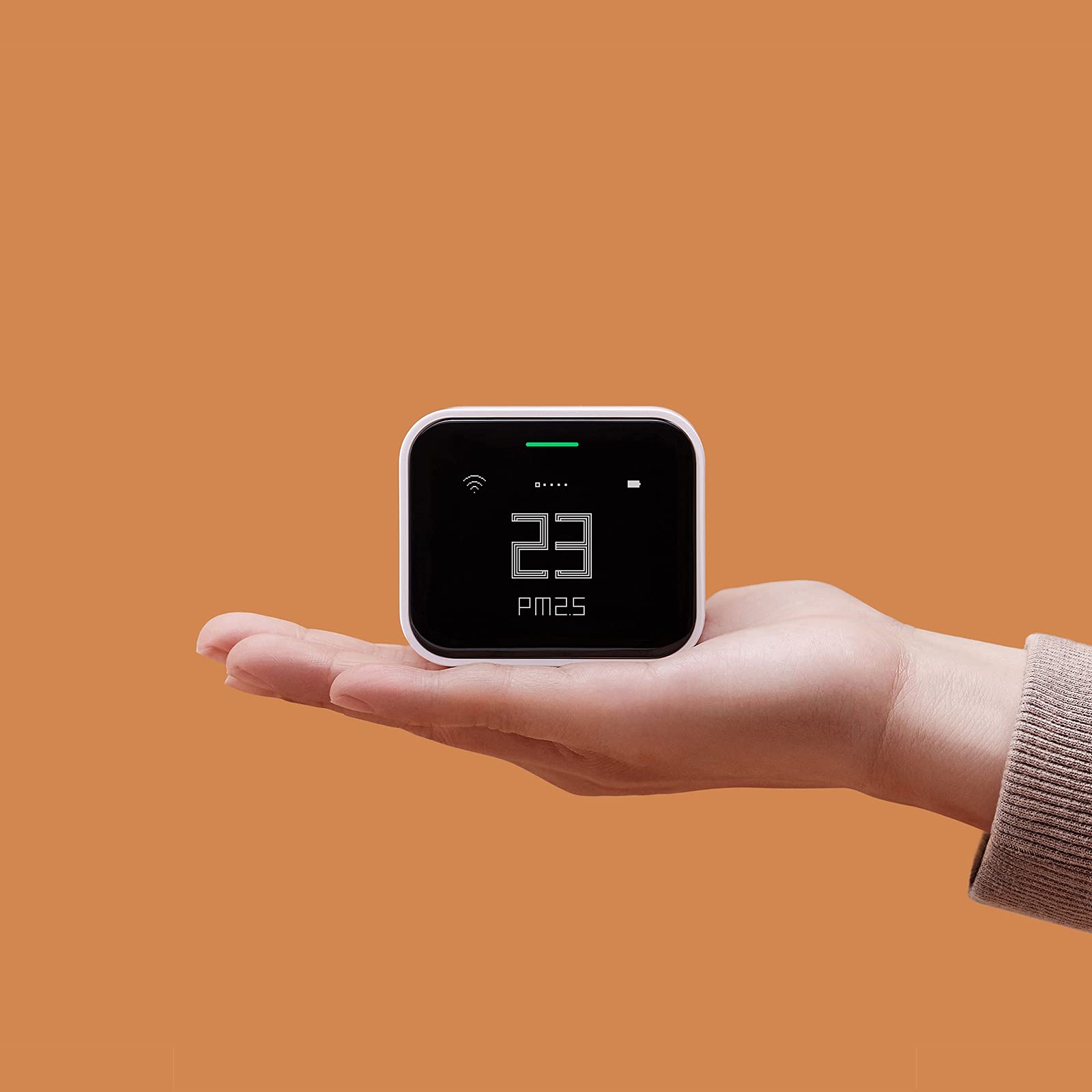 Qingping Air Monitor Lite, Apple HomeKit Compatible WiFi Indoor Air Quality Meter, Detects PM2