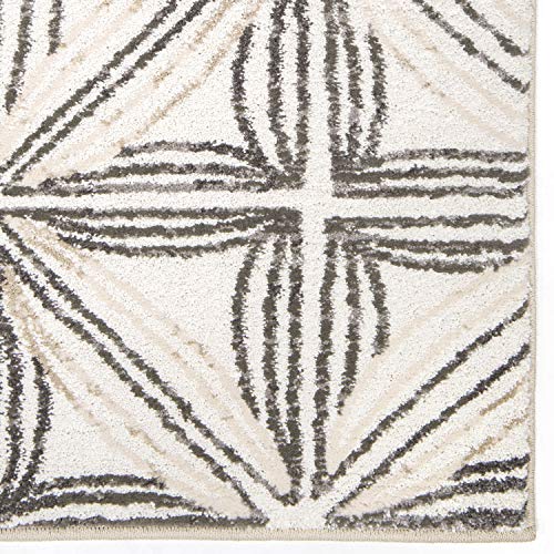 Orian Rugs ILS/CHET/85NT/061X230 My Texas House Agave Rug - 2' X 7'6 Inch Runner In Natural Grey thumb #9