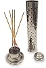 Stainless Steel Incense Holder for Incense Stick Tower Shaped Incense Ash Catcher Indoor Outdoor Use Steel Agarbatti Stand Incense Burner Holder for Positive Energy