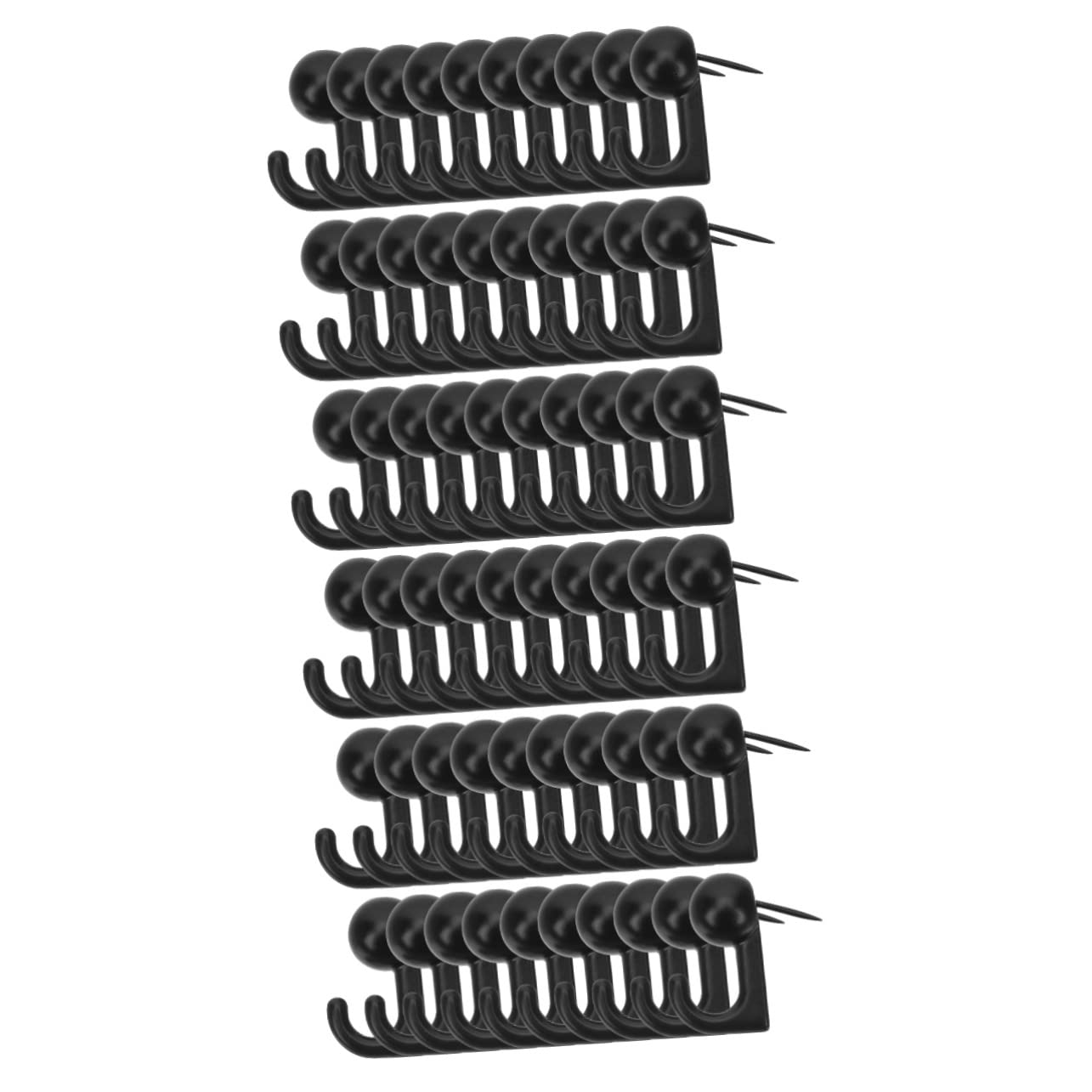 ULTECHNOVO 60piezas Ganchos De Pared Para Colgar Cuadros De Diseño De Clavo Angulado Fácil Instalación Sin Herramientas Material De Para Tableros De Corcho y Paredes