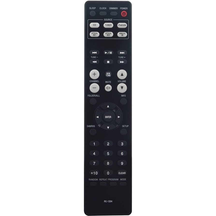 Amazon | RC-1204 交換用リモコン Denon CDレシーバー RCD-M39