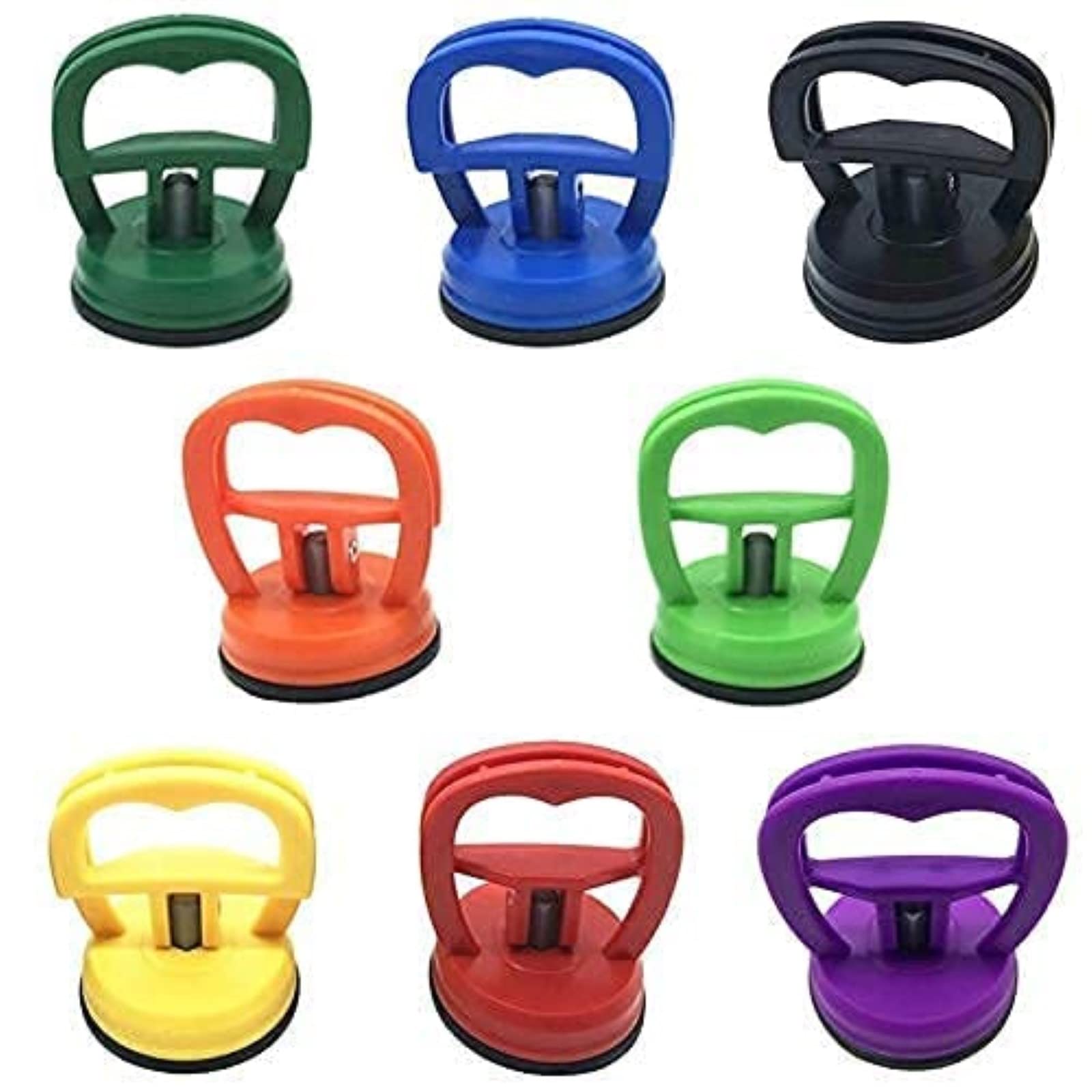 Heavy Duty Rubber Vaccum Puller Suction Lifter Cup Carrying Sucker for Small Car Dent Remove Repair, LCD Screen Opening Tool Handle Kit - Home, Glass,Computer, Cell Phone Stand & Tablet Pc(Multi) (3)