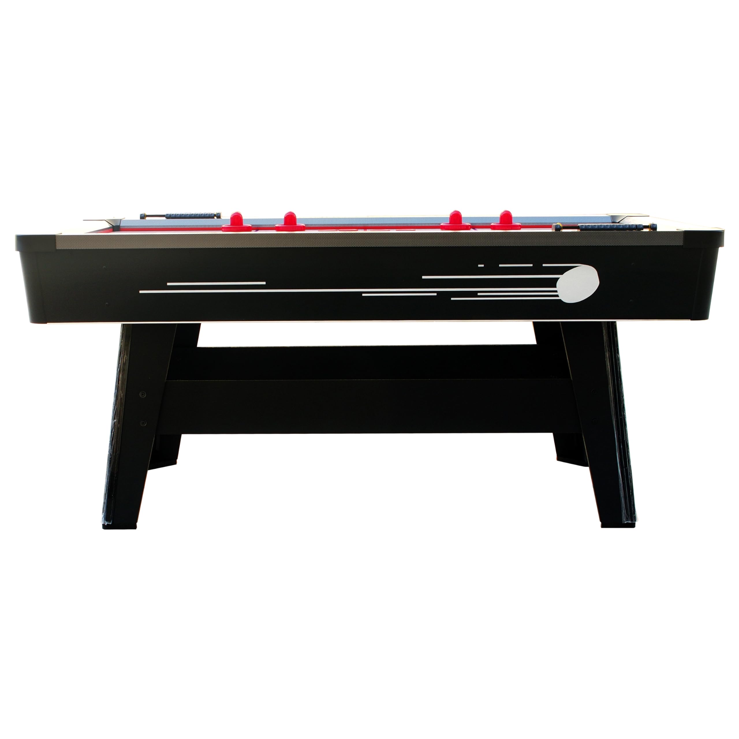 Cougar Hattrick Hero Tavolo da biliardo e air hockey 6ft in black & rosso | 2-in-1 Pool table & Airhockey incl accessori | per Adulti