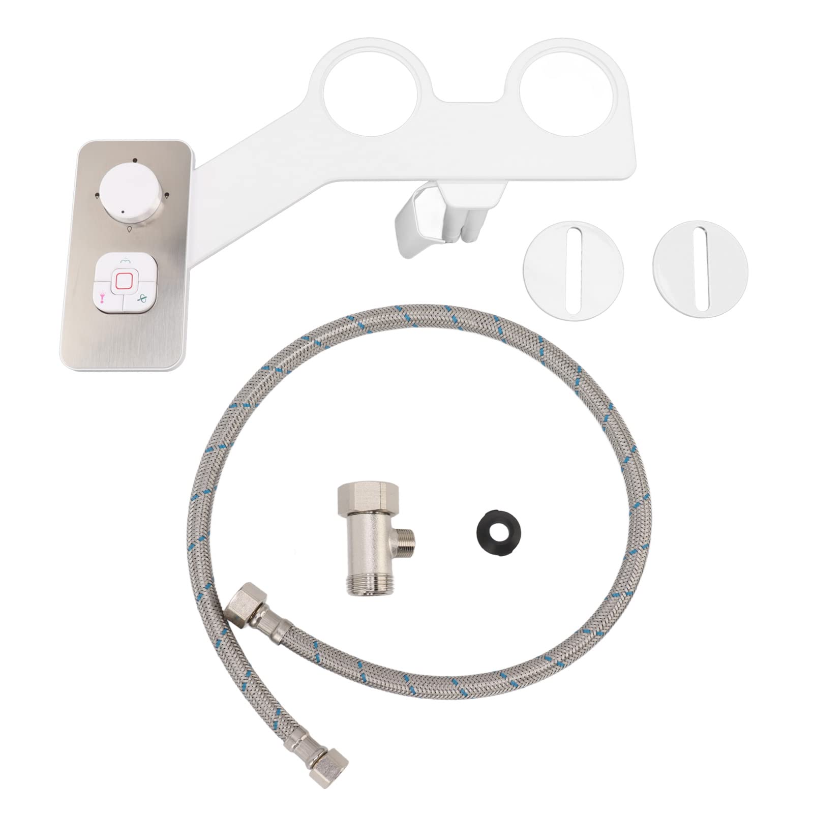 AMONIDA Accesorio de Asiento de Inodoro con bidé para Baño, 6mm