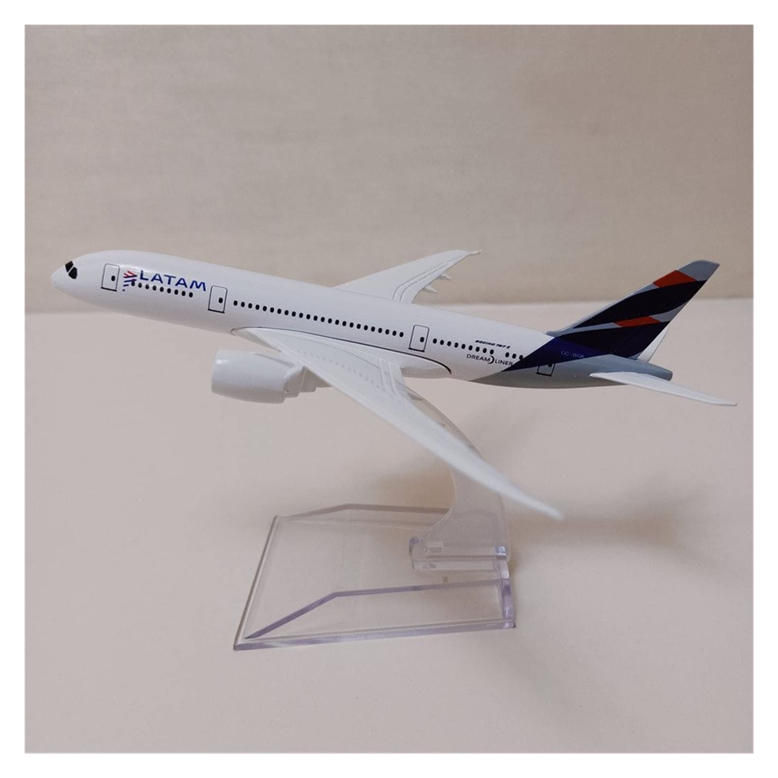 Modelo avión de metal 16cm LAN Boeing B737 escala 1:400 coleccionable 8