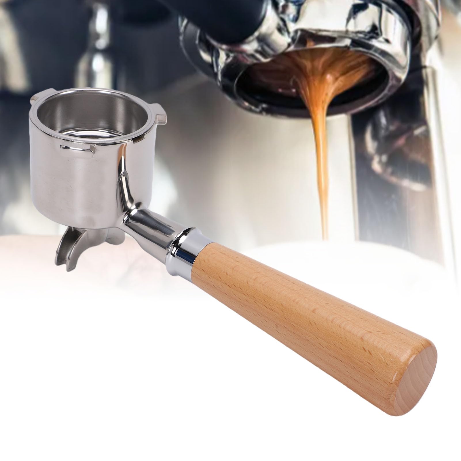 GOWENIC 51mm Portafiltro de Café para Barista Casero