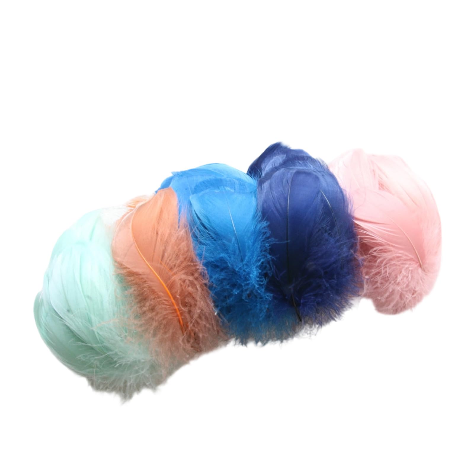 Tsophreniq 300Pcs Delicate Plumage Embellishments for Creative Art Projects Suitable for Clothing Jewelry and Scrapbooking Stage Costume Quills