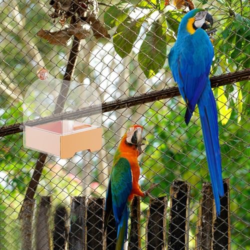Banho Para Gaiola De Pássaros - Banheira Antivazamento Para Papagaios Em Gaiola,Design Raso Estável