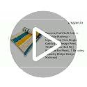 Image of Deevine Craft Soft Cotton Foldable Mattress - Lightweight, Firm Single Gadda | 3D Design Print, 72x36 Inches (3x6 ft) | Portable for Picnic, 1 Sleeping Capacity (Beige Design Mattress)