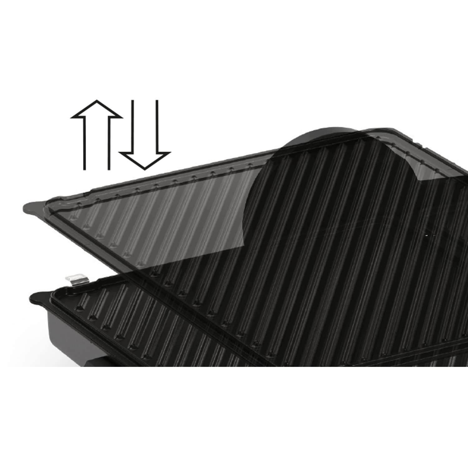 Bosch Grill elektryczny TCG4215, 2000 W, 3 pozycje grillowania, podwójna regulacja temperatury, wyjmowane płyty, łatwe czyszczenie
